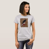 《鳥》ハヤブサ- 16世紀朝鮮絵巻 Tシャツ (正面フル)