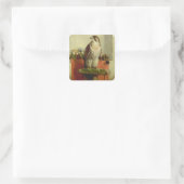 《鳥》ハヤブサ, 1837 スクエアシール (バッグ)