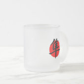 《鳥》ハヤブサ- Hayabusa フロストグラスマグカップ (正面右)