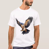 《鳥》ハヤブサ Tシャツ (正面)