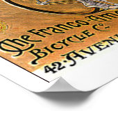 《鳥》ハヤブサBicycle-c1890 ポスター (角)