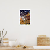《鳥》ハヤブサBicycle-c1890 ポスター (キッチン)