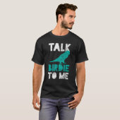 鳥 バードウォッチング レトロ おもしろい Tシャツ (正面フル)
