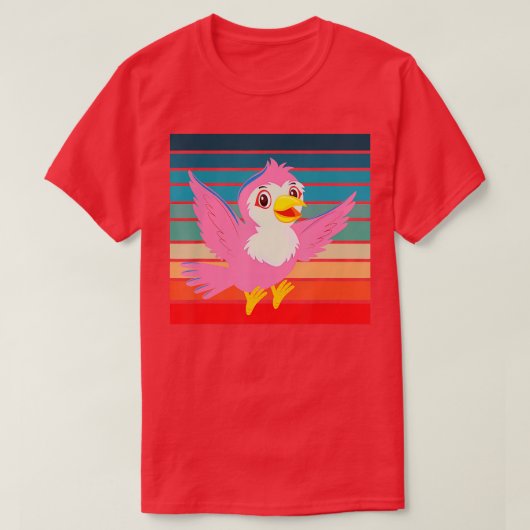 鳥 – バードウォッチング – 1 Tシャツ (デザイン正面)