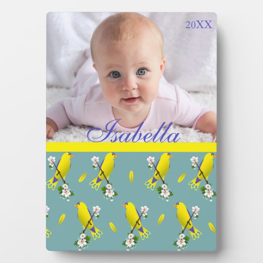 鳥 フォトプラーク (正面)