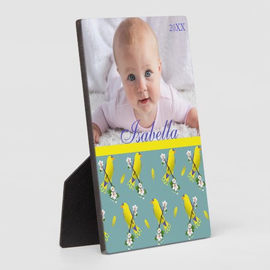 鳥 フォトプラーク (側面)