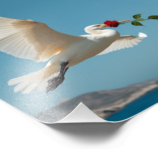 鳥 フォトプリント            (角)