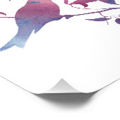 鳥 フォトプリント            (角)