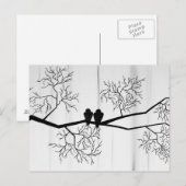 鳥 ポストカード (正面/裏面)