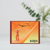 鳥 ポストカード (スタンド正面)
