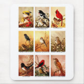 鳥 マウスパッド (正面)