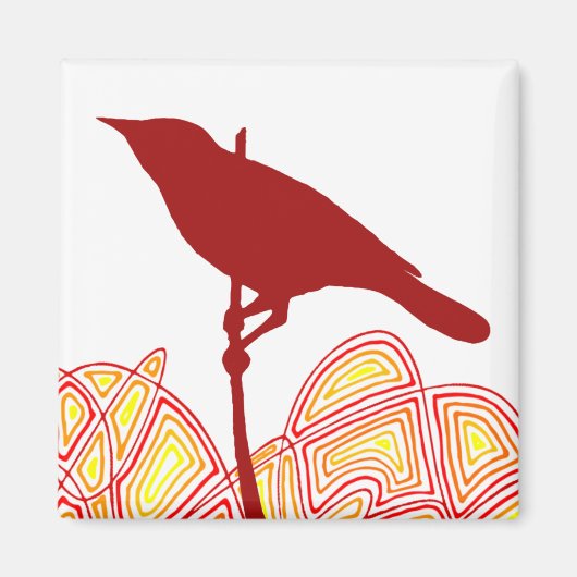 鳥 マグネット (正面)