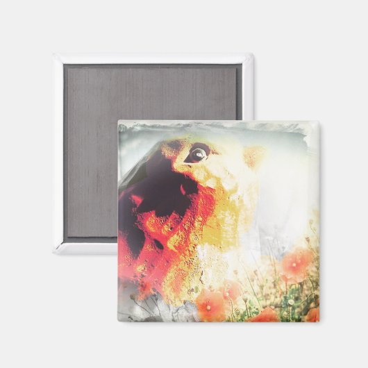 鳥 マグネット (正面/裏面)