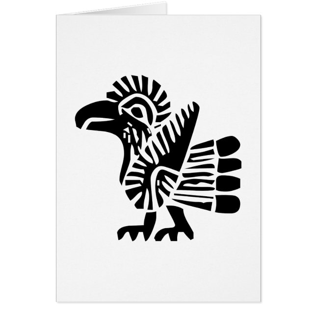 鳥、メキシコの象形文字(Maya) (正面)