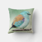 鳥：ヨーロッパローラ クッション (裏面)