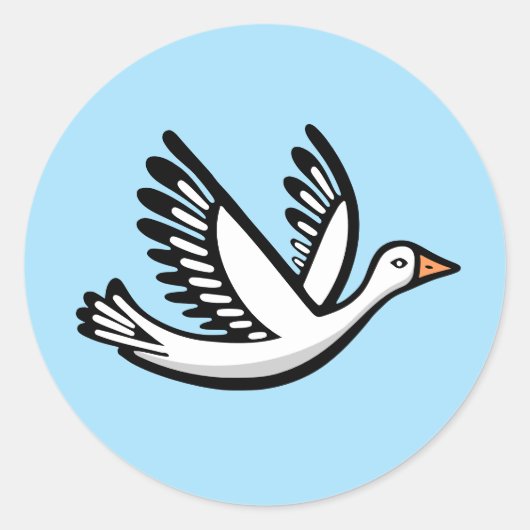 鳥 ラウンドシール (正面)