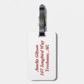 鳥 ラゲッジタグ (裏面縦)