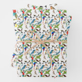 鳥 ラッピングペーパーシート (インサイチュ)