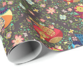 鳥 ラッピングペーパー (ロールコーナー)