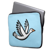 鳥 ラップトップスリーブ (正面左)