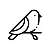 鳥 ラバースタンプ (インプリント)