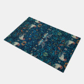 鳥(ヴィンテージ花柄)（ウィリアム・モリス著） ドアマット (アングル)