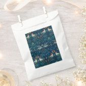 鳥(ヴィンテージ花柄)（ウィリアム・モリス著） フェイバーバッグ (クリップ留めされた状態)