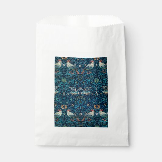 鳥(ヴィンテージ花柄)（ウィリアム・モリス著） フェイバーバッグ (正面)