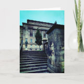 鳥、公園で カード (正面)