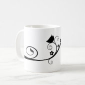鳥、動物、繁栄 コーヒーマグカップ (正面左)