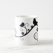 鳥、動物、繁栄 コーヒーマグカップ (中央)