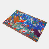 鳥・動物・花離れ植物 ドアマット (アングル)