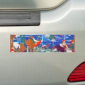 鳥・動物・花離れ植物 バンパーステッカー (車上)