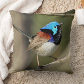 鳥 – 可変フェアリーウォレン クッション (ブランケット)