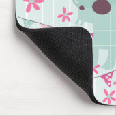 鳥、犬、旗、花 マウスパッド (コーナー)