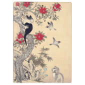 鳥、猫および犬、Itō Jakuchū クリップボード (裏面)