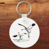 鳥/百歩鶴 キーホルダー (正面)