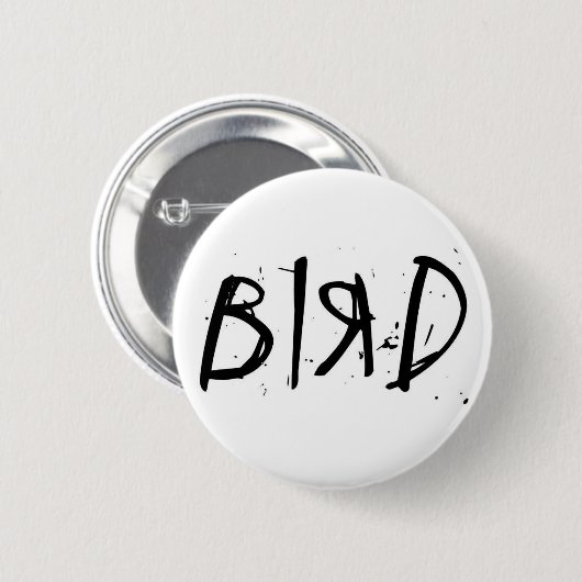 鳥 缶バッジ (正面&裏面)