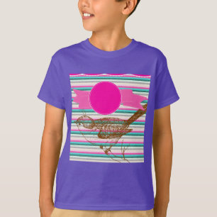 鳥+翼+羽+動物+羽毛+公園+アウトドア Tシャツ