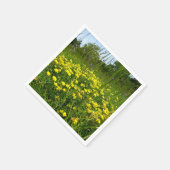 鳥 – 足トレフォイル紙ナプキンス スタンダードカクテルナプキン (角)