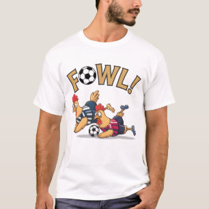 鳥:遊サッカーの対決! Tシャツ