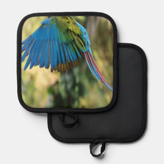 鳥 鍋敷き (正面/裏面)