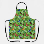 鳥、鳥、鳥 エプロン (正面)