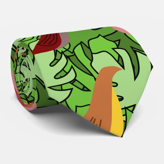 鳥、鳥、鳥 ネクタイ (ロール)