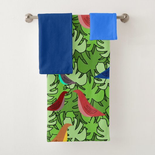 鳥、鳥、鳥 バスタオルセット (インサイチュ)
