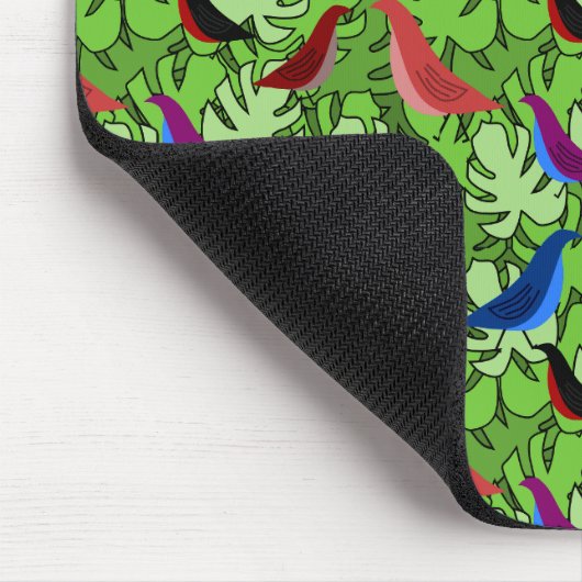 鳥、鳥、鳥 マウスパッド (コーナー)