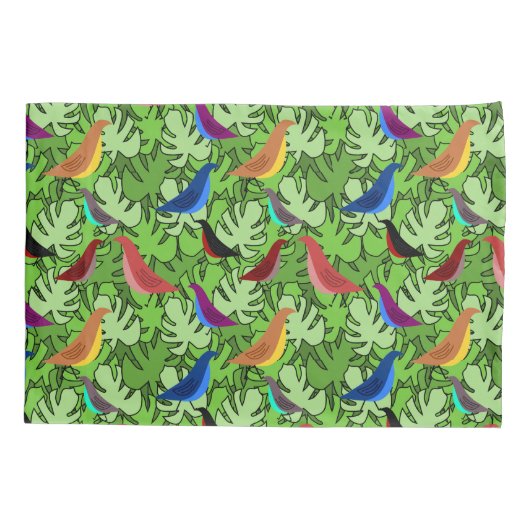 鳥、鳥、鳥 枕カバー (裏面)