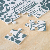 鳥、鹿、木のフォークパターン ジグソーパズル (側面)