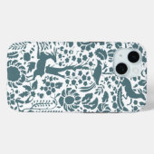 鳥、鹿、木のフォークパターン Case-Mate iPhoneケース (裏面 (横))