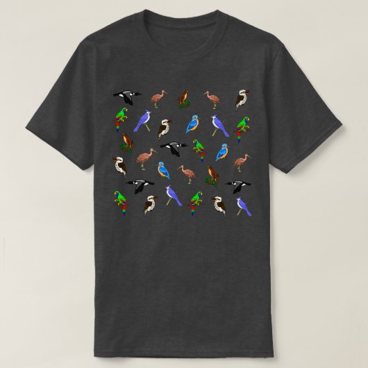 鳥 Tシャツ (デザイン正面)